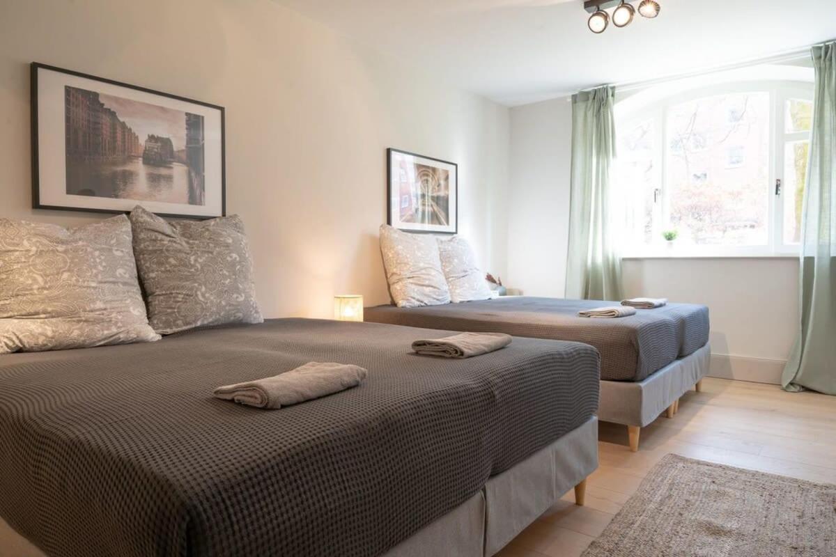 המבורג Spacious 3-Bedroom Apartment Near Eilbekpark מראה חיצוני תמונה